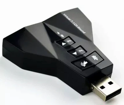Звуковая карта USB 2.0 DX135 для компьютеров и ноутбуков высокое качество звука для музыкантов и геймеров