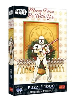 Пазлы "Lucasfilm Star Wars Весёлый клон-штурмовик" 1000 элементов Premium Plus, 12086 Trefl, в коробке (5900511120868)