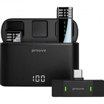 Mікрофон-петличка Proove Record Type-C Black (PMRC00010202)