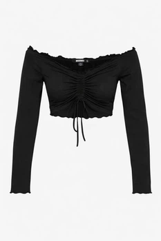 Топ Missguided WXTJF26309 40 чорний