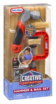 Zestaw do zabawy Little Tikes Creative Construction Hammer and Nail Set (50743643248)