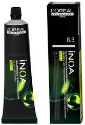 Farba do włosów L'Oreal Professionnel Inoa Permanent Color bez amoniaku 8.3 60 g (3474637131241)