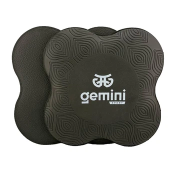 Подставка под колено и локоть для йоги и фитнеса Gemini 2шт черный