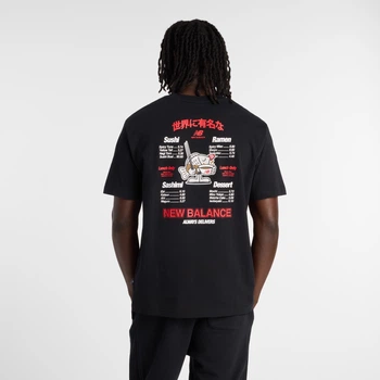 Мужская черная футболка New Balance Ramen 52 (XL) (MT61H51DBK)