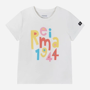 Детская футболка для девочки Reima Kesatee 5200390A-011A 134 см Белая (6438557137803)