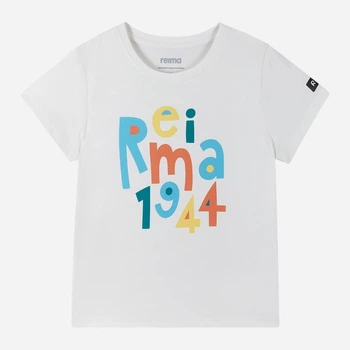 Детская футболка для мальчика Reima Kesatee 5200390A-011B 128 см Белая (6438557137902)