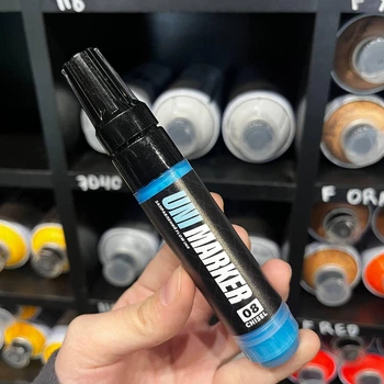 Маркер Uni Marker CHISEL 8 мм Light Blue
