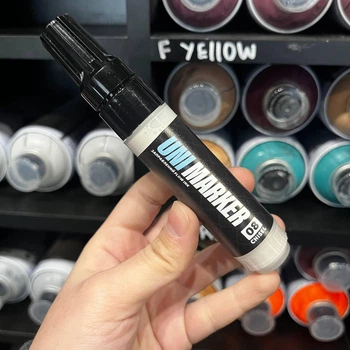 Маркер Uni Marker CHISEL 8мм White