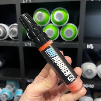 Маркер Uni Marker CHISEL 8 мм Orange