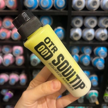 Сквізер OTR001 Soultip Squeeze Marker 22mm Neon Yellow Pastel