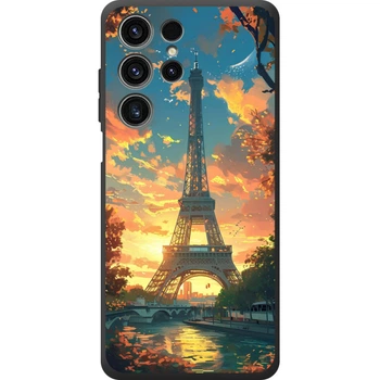 Силиконовый Чехол с Картинкой для Oukitel C1 Pro Принт (Париж, Эйфелева Башня) (70052-ysm037)
