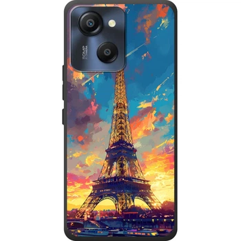 Силиконовый Чехол с Картинкой для Blackview Oscal Modern 8 Принт (Париж, Эйфелева Башня) (70035-ysm038)