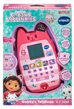 Інтерактивний телефон Vtech Котячий будиночок Габі Рожевий 3830934 (3417765619236)