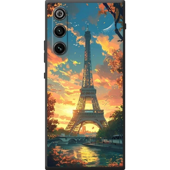 Силиконовый Чехол с Картинкой для ZTE Nubia Red Magic 10 Air Принт (Париж, Эйфелева Башня) (69803-ysm037)