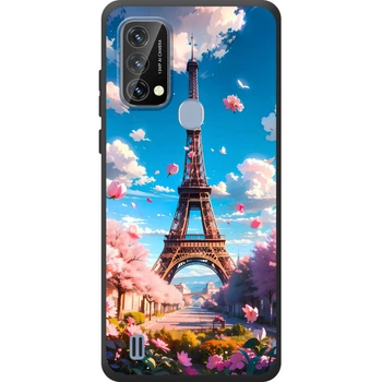 Силиконовый Чехол с Картинкой для Blackview A50 Принт (Париж, Эйфелева Башня) (69870-ysm035)