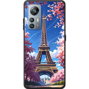Силиконовый Чехол с Картинкой для Blackview A85 Принт (Париж, Эйфелева Башня) (69753-ysm036)