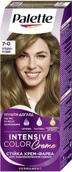 Фарба для волосся Palette N6 (7-0) середньо русявий 110 мл.(3838905551603)
