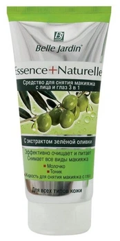 Средство для снятия макияжа с лица и глаз 3в1 Belle Jardin ESSENS NATURELLE с экстрактом Зеленой Оливки