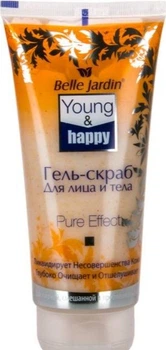 Гель-скраб Belle Jardin Контроль над жирным блеском Young&Happy 200 мл (5907582902317)