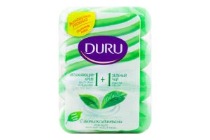 Мило в економічній упаковці "Зелений чай" Duru 1 + 1 Soap
