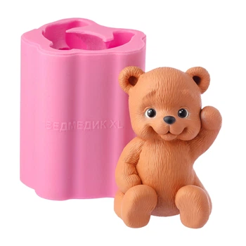 Силіконовий молд Ведмедик XL