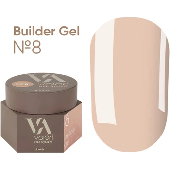 VALERI Builder Gel Моделюючий гель №08, 15 мл