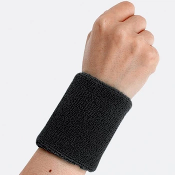 Спортивний махровий напульсник на зап'ястя 1шт Troli Terry Wrist 8 см