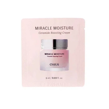 Крем для лица интенсивно увлажняющий с керамидами O Hui Miracle Moisture Ceramide Boosting Cream 1 мл