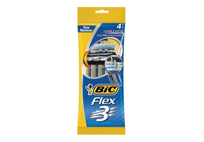 Набор бритв без сменных картриджей BIC Flex 3 4 шт