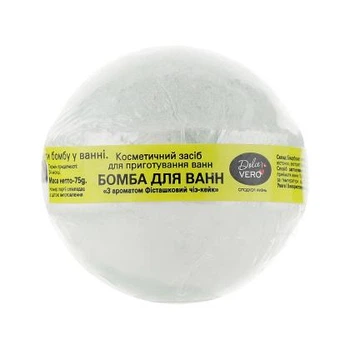 Бомбочка для ванн Dolce Vero Фісташковий чизкейк 75 г (4820091144157)