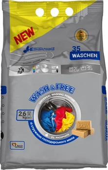 Порошок для прання Wash & Free універсальний 2.6 кг (4260637723680)