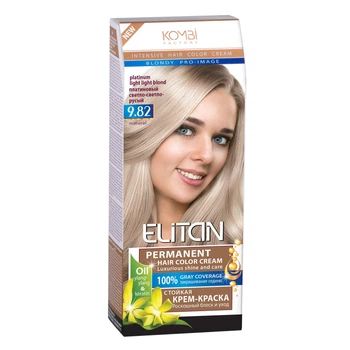 Крем-краска для волос Elitan intensive 9.82 Платиновый светло-светло-русый (4820000114202)