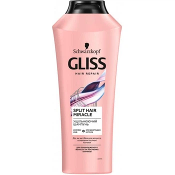 Шампунь Gliss Kur Split Hair Miracle для поврежденных волос и секущихся кончиков, 400 мл (4015100404685)