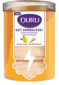 Туалетное мыло Duru Get Energized Аромат цитрусовых 90 г х 4 шт (8690506541569)