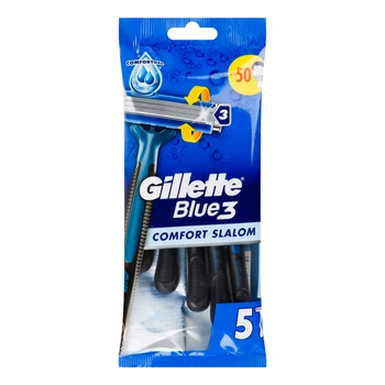 Бритва Gillette Blue 3 Comfort Slalom 5 шт. (8006540808689)