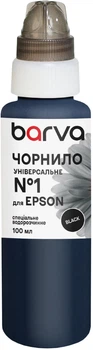 Чорнило Barva для Epson Universal Water Soluble №1 100 мл Black (EU1-445e)