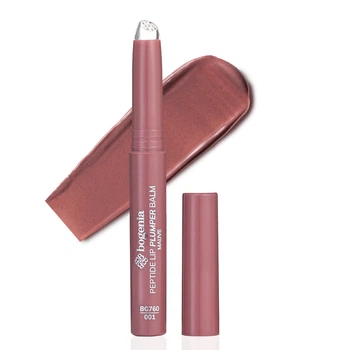 Помада-блиск для об'єму губ Bogenia Peptide Lip Plumper Balm (BG760), 001 Mauve Рожево-коричнева
