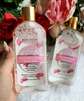 Міцелярна вода для всіх типів шкіри Bioton Cosmetics Nature Micellar Water