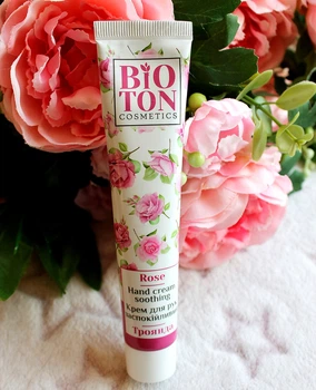 Крем для рук "Троянда"Bioton Cosmetics Rose Hand Cream Soothing