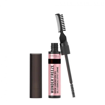 Гель для ламинирования бровей Rimmel WONDER'FREEZE №004 Deep Brown 6 г (3616304784668)