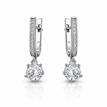 Сережки срібні Фантазія з фіанітами Silver Style (25451.60 sku:2300104386238)