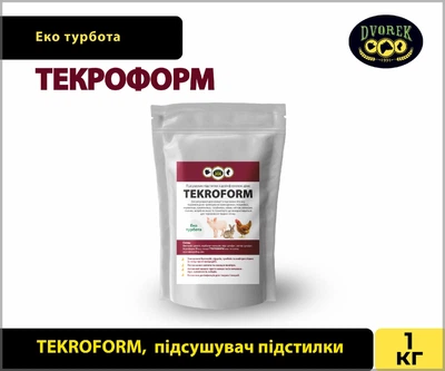 TEKROFORM, підсушувач підстилки DVOREK, 1 кг (TF_1)