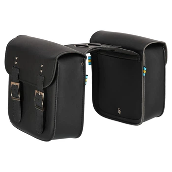 Кофры боковые для мотоцикла из кожзама SP-Sport HL613 Черный