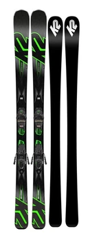 Лижі гірські (комплект) K2 IKONIC 80+M3 11 TCX LIGHT QUIKCLIK 163см Grey/black/green (10C0007.242.1+10C1005.142.1) O
