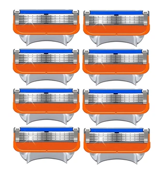 Сменные лезвия картриджи Gillette Fusion 8 кассеты Джилет для мужчин без упаковки