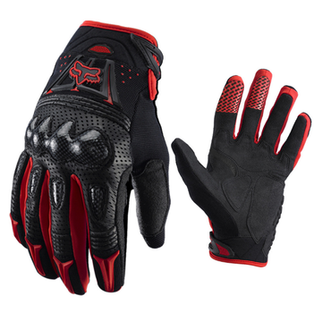 Мотоперчатки Fox Racing Carbon (Black/Red) - Максимальная защита и комфорт. Размер ХЛ
