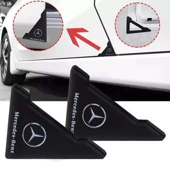 Защита углов двери LinkNexGen Mercedes-Benz 2шт РЕЗИНА 45х58х47 мм (на скотче) Черные