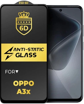 Защитное стекло 6D Anti-Static OPPO A3x Glass Shield (43753)