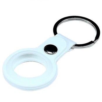 Чехол для Apple AirTag - Silicone Key Ring (White) HC [57210]