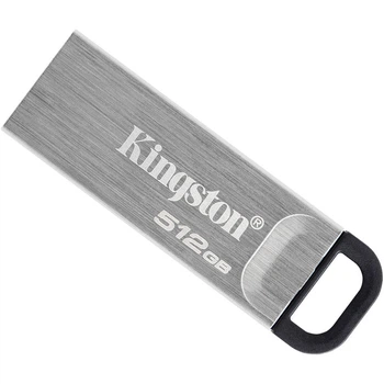 USB флеш-накопитель Kingston DataTraveler Kyson 512GB USB-A 3.2 Silver/Black (DTKN/512GB) [116035]